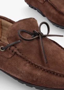 Discount BARBOUR Men’s Courage Chocolate Suede Driving Shoes