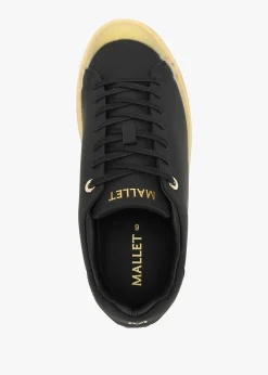 Discount MALLET Men’s GRFTR Lite Dip Black & Gold Trainers