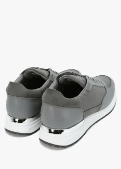 Best MALLET Men’s Popham Lite Grey Silver Trainers