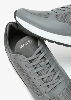 Best MALLET Men’s Popham Lite Grey Silver Trainers
