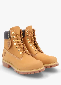 Clearance TIMBERLAND Men’s Premium 6 Inch Yellow Black Waterproof Boots
