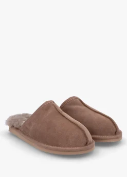 Best DANIEL Men’s Shutoff Taupe Shearling Slippers