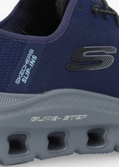 Outlet SKECHERS Men’s Slip Ins Glide-Step Pro Navy Charcoal Trainers