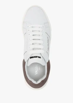 Fashion VALENTINO SHOES Men's Stunny White Smoke Grey Leather Trainers