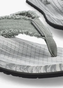 Clearance SKECHERS Men’s Tantric Fritz Grey Toe Post Flip Flops