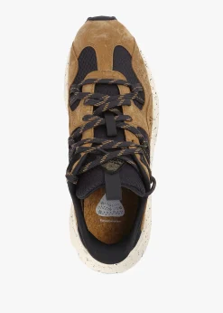 Best FLOWER MOUNTAIN Men's Tiger Hill Brown Suede/Nylon Mesh Trainers