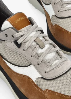 New Geox Men’s U Spherica Actif X1 Sand Toffee Trainers