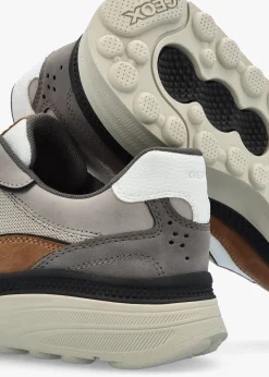 New Geox Men’s U Spherica Actif X1 Sand Toffee Trainers