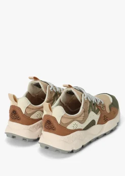Best FLOWER MOUNTAIN Men’s Yamano 3 Kaiso Beige Military Green Trainers