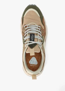 Best FLOWER MOUNTAIN Men’s Yamano 3 Kaiso Beige Military Green Trainers