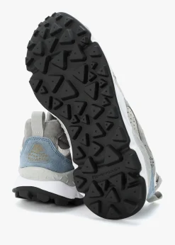 Best FLOWER MOUNTAIN Men’s Yamano 3 Uni Grey Suede & Nylon Trainers