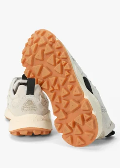 Online FLOWER MOUNTAIN Men’s Yamano 3 Uni Grey Suede & Canvas Trainers