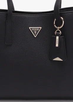 Hot GUESS Meridian Girlfriend Black Tote Bag