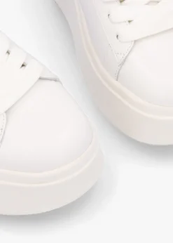 Best ASH Mody White Silver Nappa Leather Chunky Trainers
