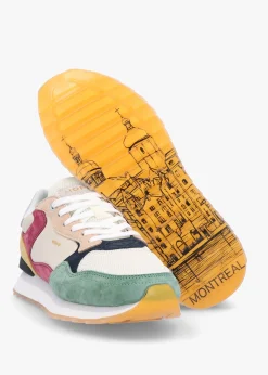 Hot HOFF Montreal Multicoloured Suede Trainers