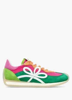 Best DANIEL Movie Multicoloured Suede & Nylon Runner Trainers