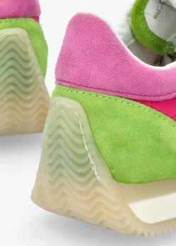 Best DANIEL Movie Multicoloured Suede & Nylon Runner Trainers