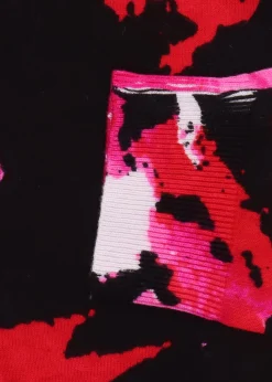 New ALISON SHERRI Multicoloured Cotton Mix Floral Abstract Jumper