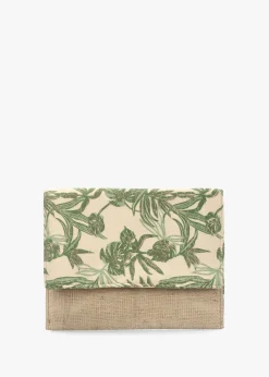 Sale BLE Multicoloured Green Envelope Clutch Bag