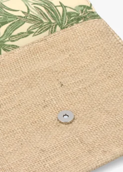 Sale BLE Multicoloured Green Envelope Clutch Bag