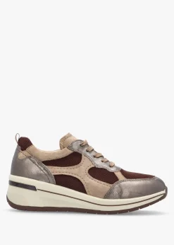 New CAPRICE Multicoloured Leather & Mesh Trainers