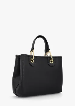 Best EMPORIO ARMANI Myea Black Shopper Bag With Pouch