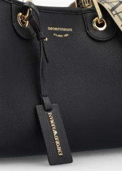 Best EMPORIO ARMANI Myea Black Shopper Bag With Pouch
