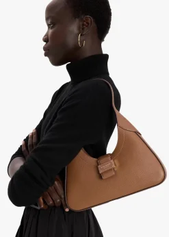 Best KATE SPADE Nouveau Small Cavern Clay Leather Shoulder Bag