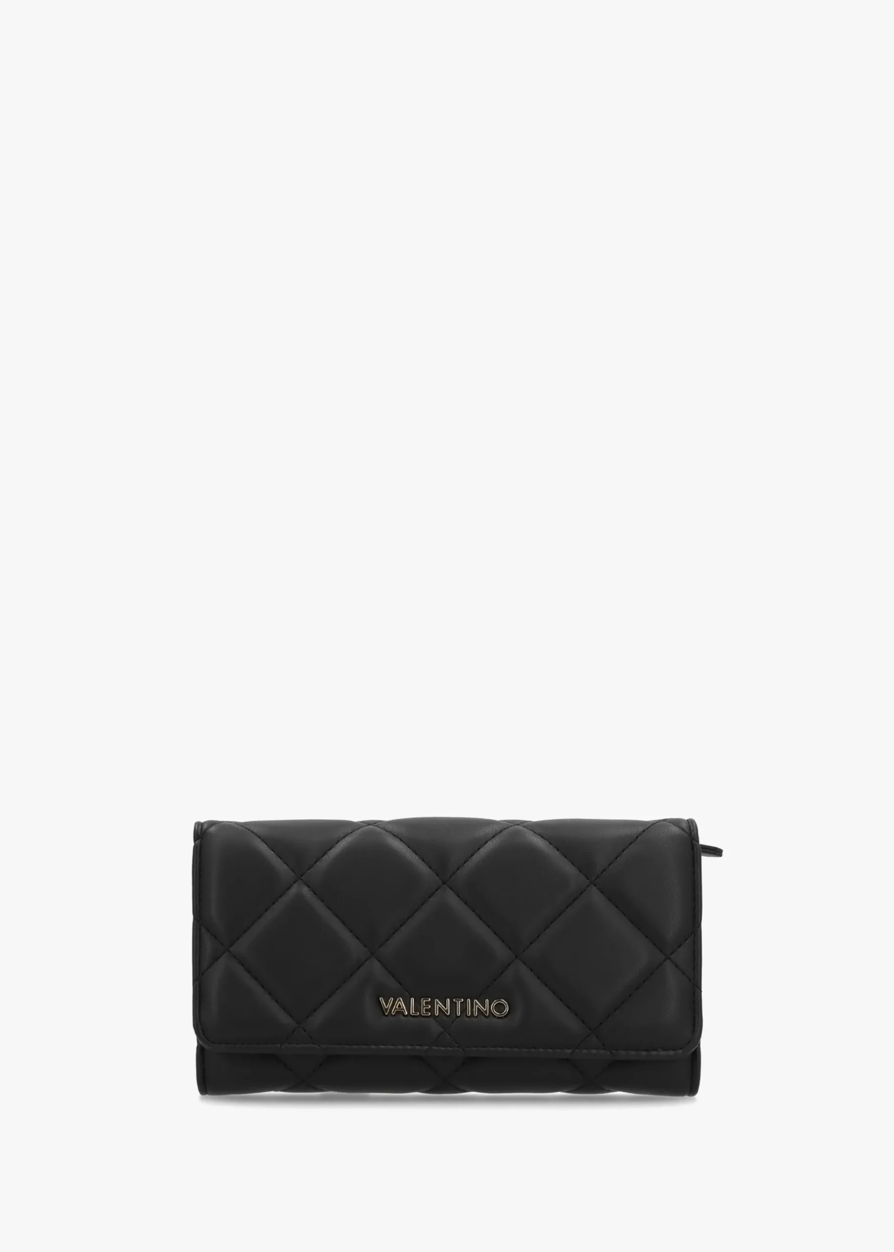 Online VALENTINO BAGS Ocarina Relove Recycle Quilted Nero Wallet