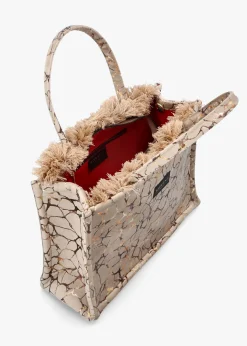 New SORENA One-Of-A-Kind Ammoudi Large Multicoloured Tote Bag