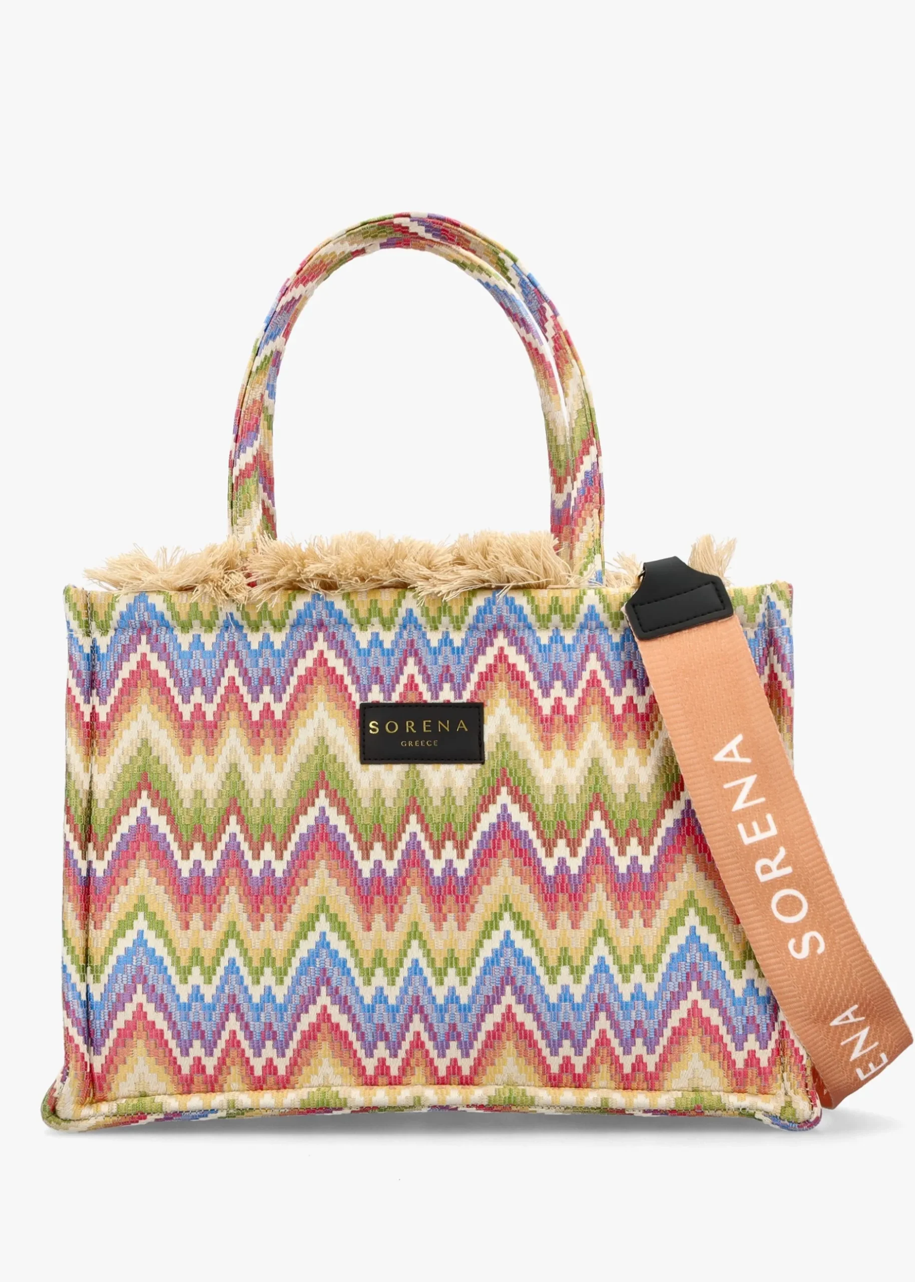 Online SORENA One-Of-A-Kind Cecilia Medium Multicoloured Tote Bag