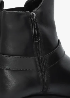 New MODA IN PELLE Palanne Black Leather Chelsea Boots