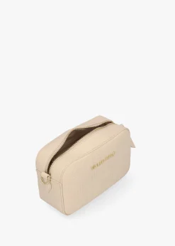 Sale VALENTINO BAGS Pansy Ecru Logo Camera Bag