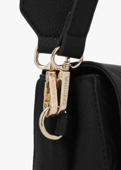 Outlet VALENTINO BAGS Pansy Logo Nero Satchel Bag