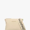 Online VALENTINO BAGS Pansy Logo Top Zip Ecru Cross-Body Bag