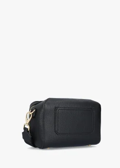 New VALENTINO BAGS Pattie Haversack Pebbled Black Cross-Body Bag