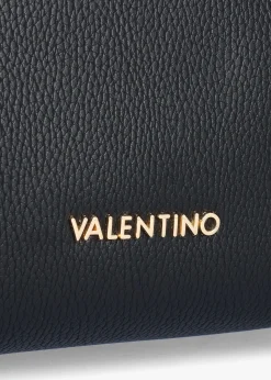 New VALENTINO BAGS Pattie Haversack Pebbled Black Cross-Body Bag