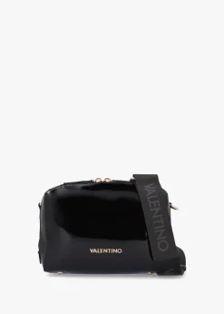 Online VALENTINO BAGS Pattie Patent Nero Camera Bag