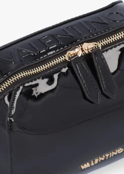 Online VALENTINO BAGS Pattie Patent Nero Camera Bag