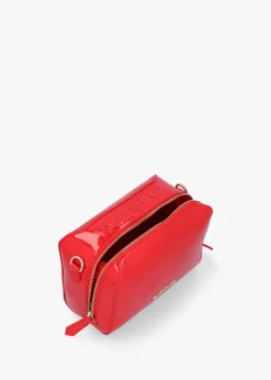 Discount VALENTINO BAGS Pattie Patent Rosso Camera Bag