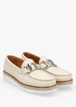Hot DANIEL Peonie Beige Patent Leather Loafers