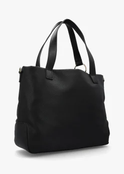 Online VALENTINO BAGS Peonies Nero Shopper Bag