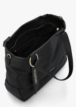 Online VALENTINO BAGS Peonies Nero Shopper Bag