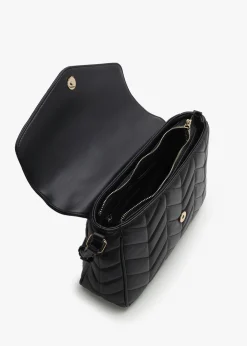 Discount VALENTINO BAGS Petal Chevron Nero Cross-Body Bag