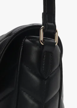 Discount VALENTINO BAGS Petal Chevron Nero Cross-Body Bag