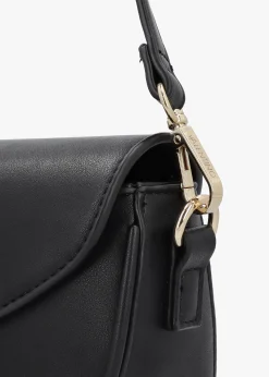 Discount VALENTINO BAGS Piper Asymmetric Flap Nero Cross-Body Bag