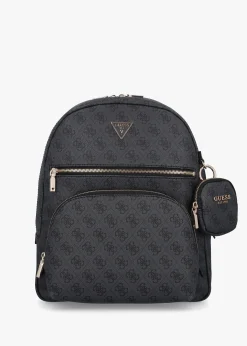 Discount GUESS Power Play Tech Coal Logo Backpack
