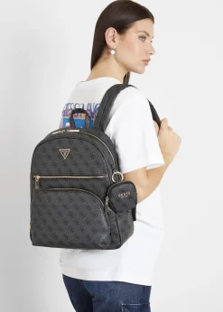 Discount GUESS Power Play Tech Coal Logo Backpack