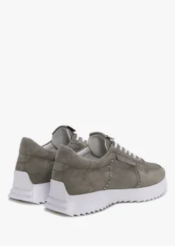 Hot KENNEL & SCHMENGER Pull Diamante Taupe Suede Trainers
