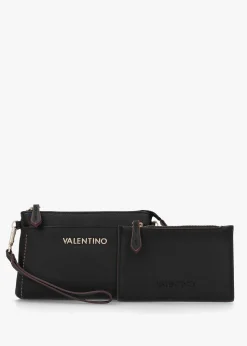 New VALENTINO BAGS Samantha Nero Wallet On A Strap